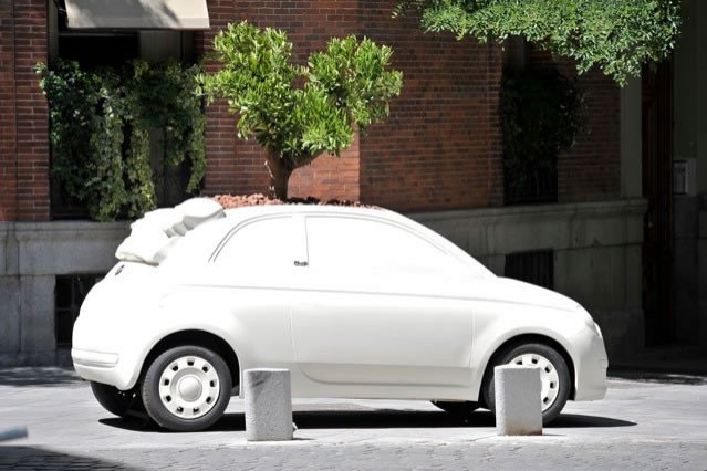 Fiat 500 como maceteros: Ver para creer