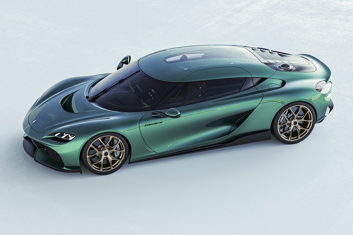 Koenigsegg Gemera: etiqueta 0 y 1727 CV