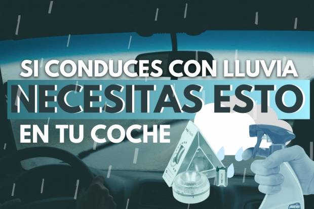 Si conduces con lluvia, NECESITAS esto en tu coche (muchos por menos de 20€)