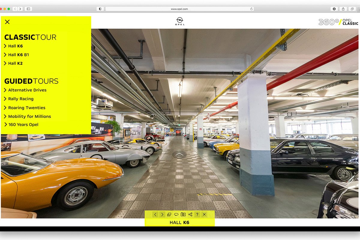 Opel Classic crea un tour virtual por los 160 años de la marca