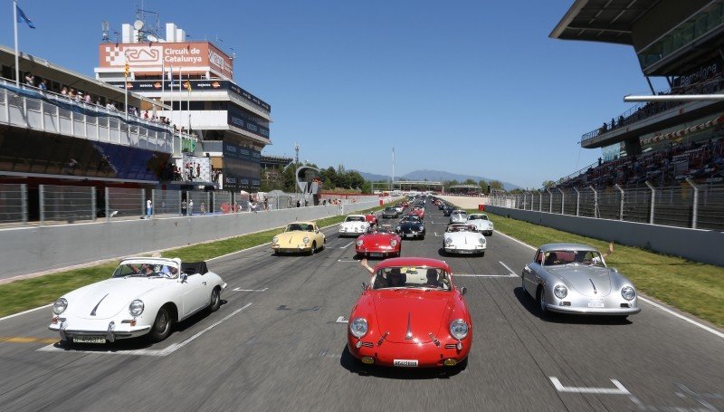 Porsche reúne 406 modelos en el Espíritu de Montjuic
