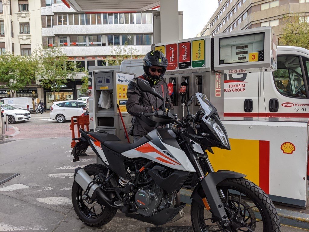 Gasolina 95 o 98 motos