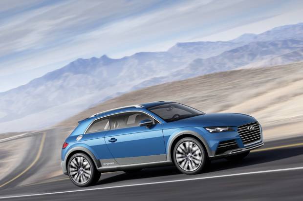 Audi allroad shooting brake, un SUV pequeño híbrido, enchufable y deportivo 