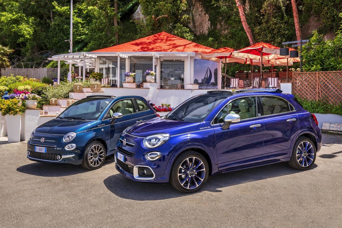 Fiat 500C y 500X Yachting: nuevas ediciones con guiños al mar y sin techo