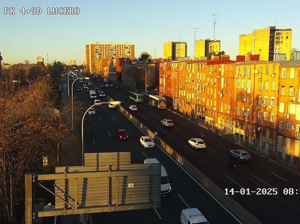 obras de la A-5 en Madrid