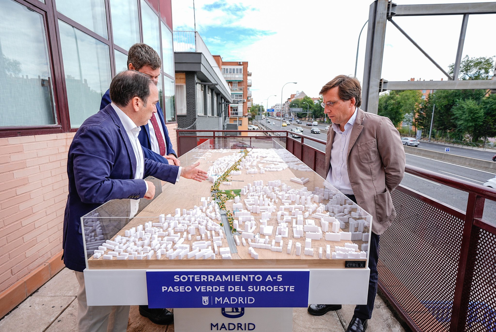 obras de la A-5 en Madrid