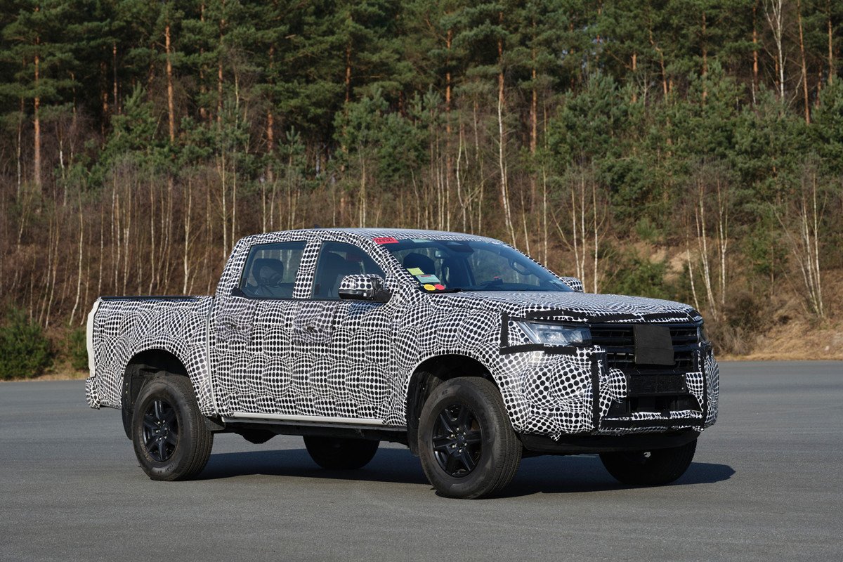 Primeras imágenes, con camuflaje, del nuevo Volkswagen Amarok