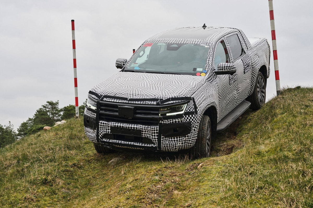 Primeras imágenes, con camuflaje, del nuevo Volkswagen Amarok