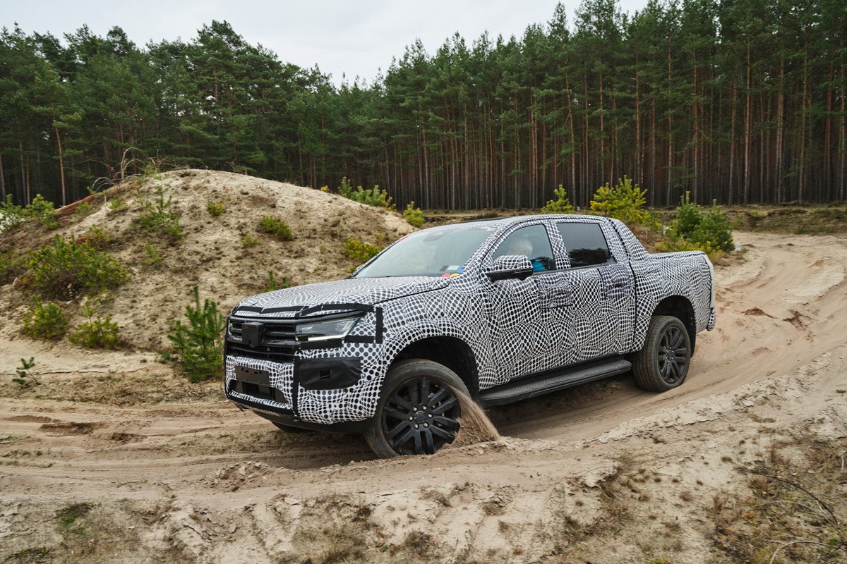 Primeras imágenes, con camuflaje, del nuevo Volkswagen Amarok