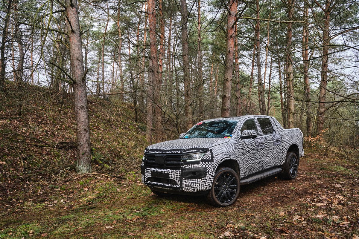 Primeras imágenes, con camuflaje, del nuevo Volkswagen Amarok