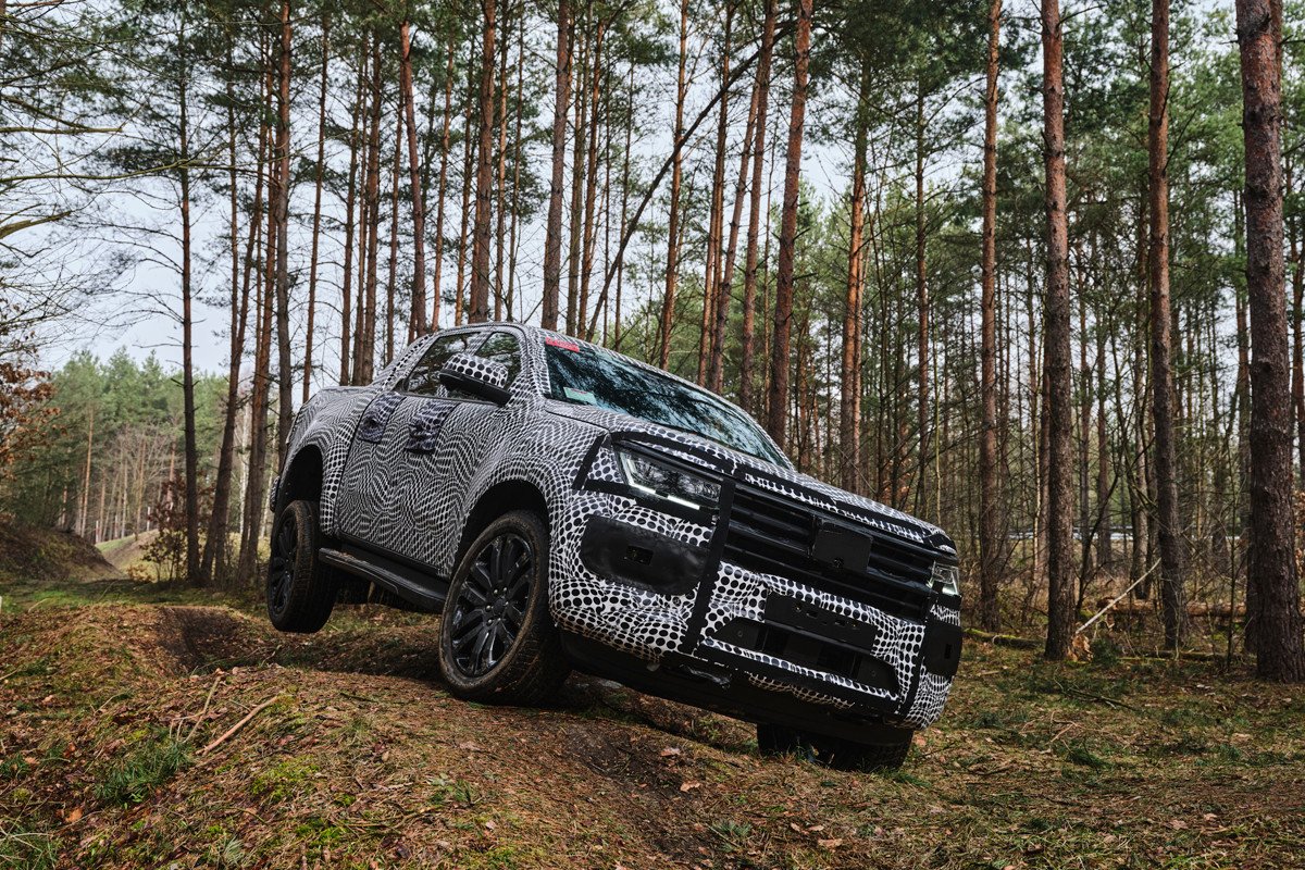 Primeras imágenes, con camuflaje, del nuevo Volkswagen Amarok