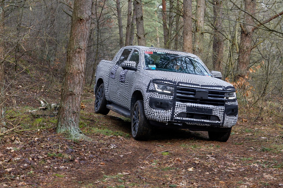 Primeras imágenes, con camuflaje, del nuevo Volkswagen Amarok