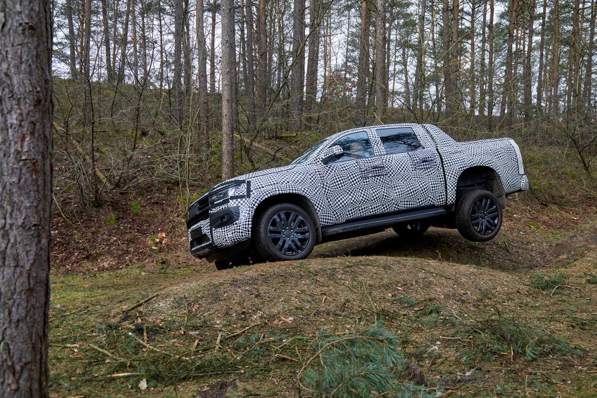 Primeras imágenes, con camuflaje, del nuevo Volkswagen Amarok