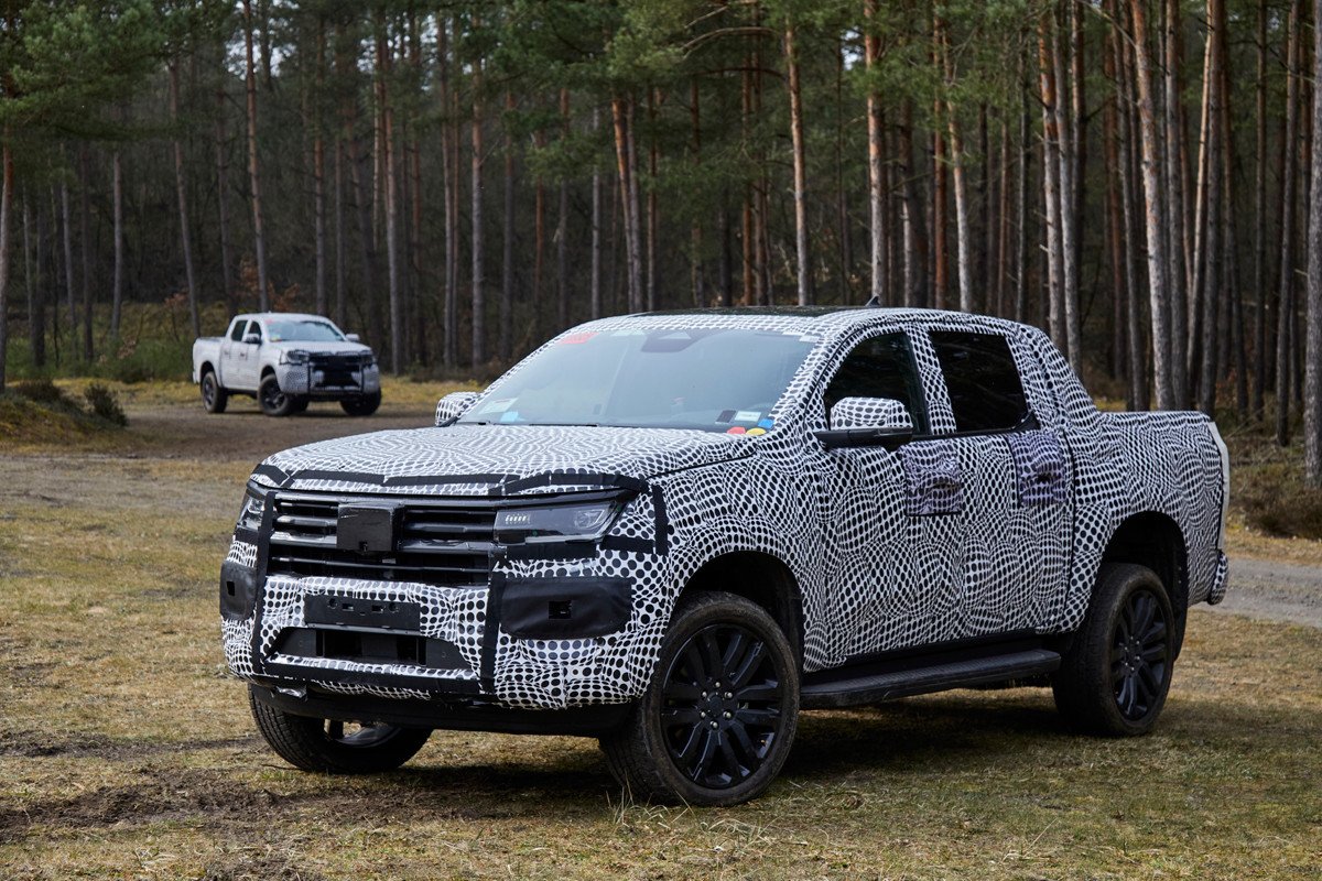 Primeras imágenes, con camuflaje, del nuevo Volkswagen Amarok