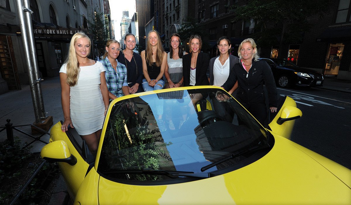 El equipo tenista de Porsche desembarca en el US Open