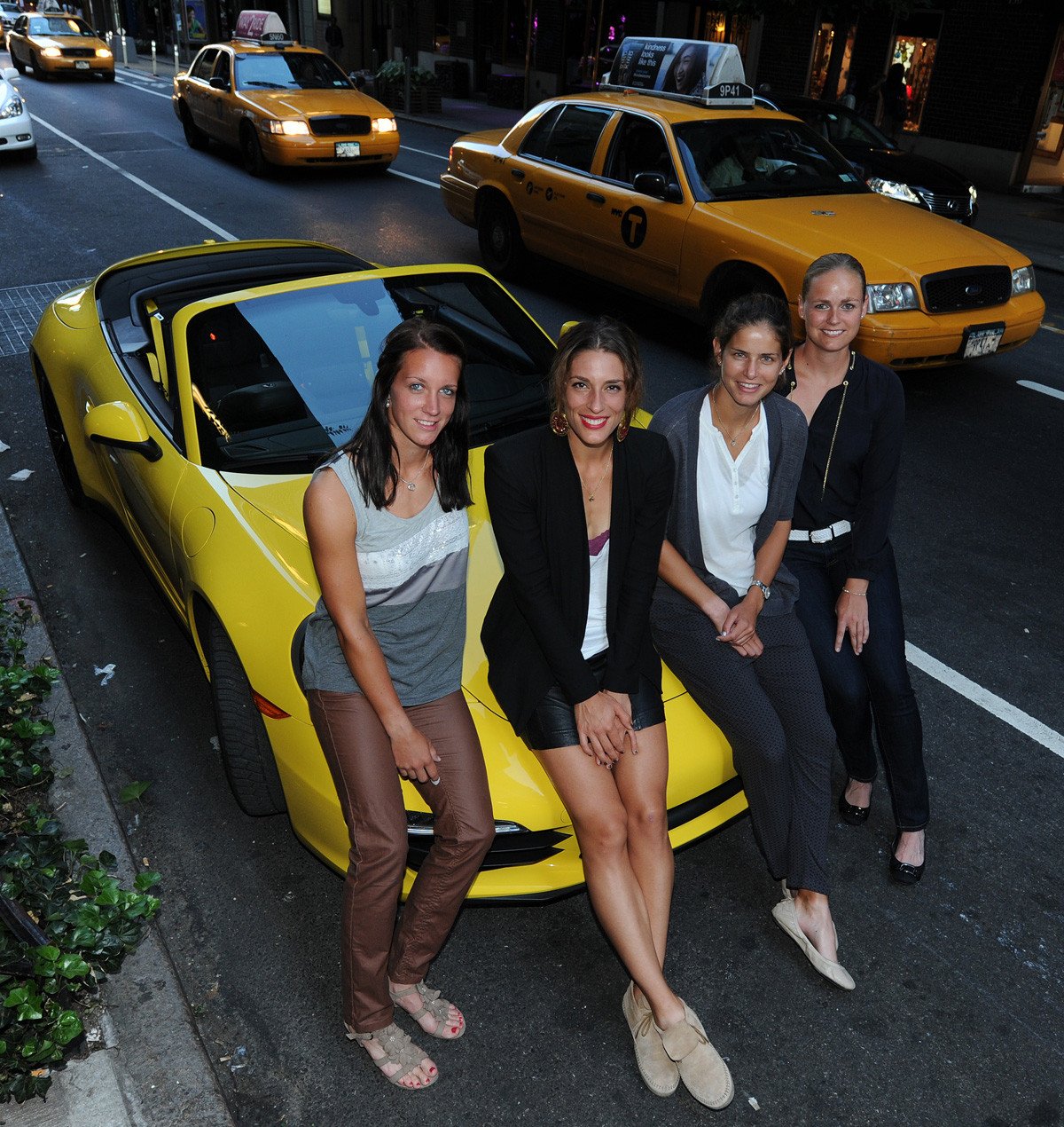 El equipo tenista de Porsche desembarca en el US Open