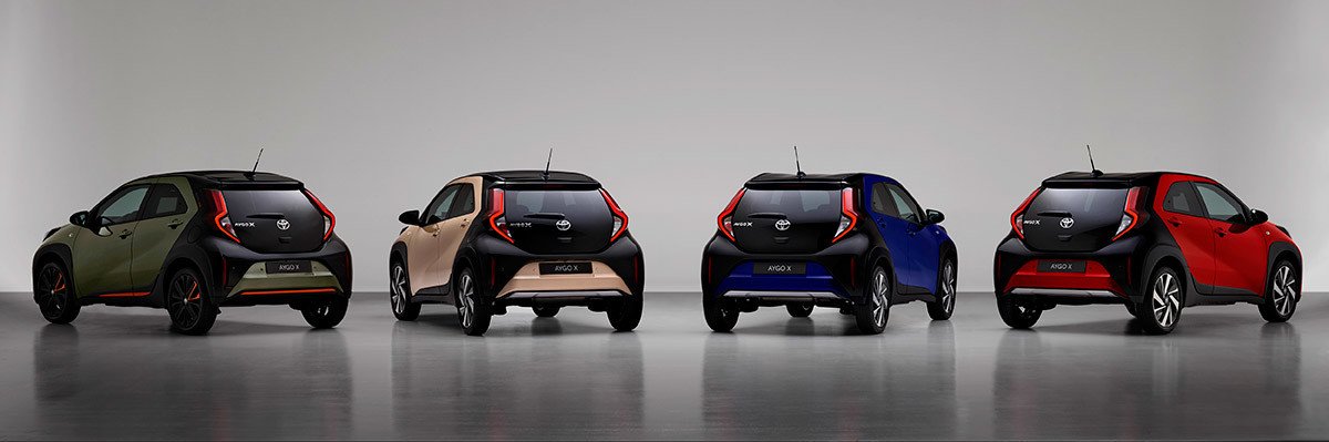 Toyota Aygo X Cross acabados, opciones de equipamiento y precios
