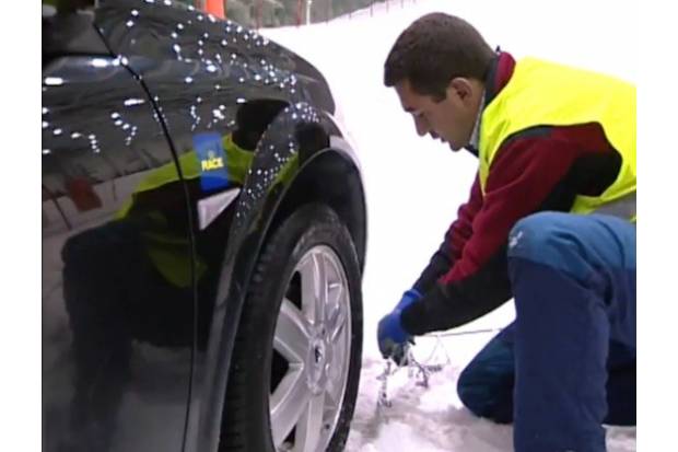 Cadenas de nieve para el coche: ¿Cómo colocarlas?