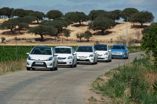Prueba Toyota Hybrid: gama de coches híbridos de Toyota