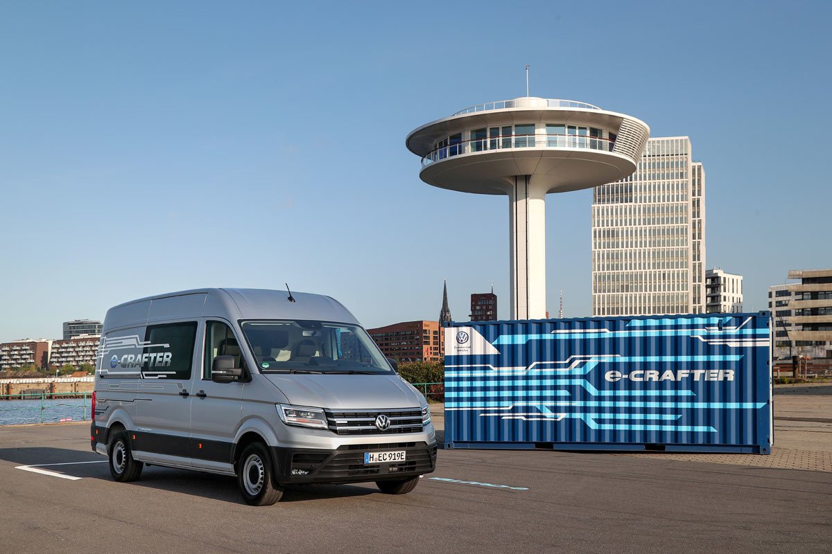 Volkswagen comerciales eléctricos: conoce los e-Caddy ABT, e-Transporter ABT y e-Crafter
