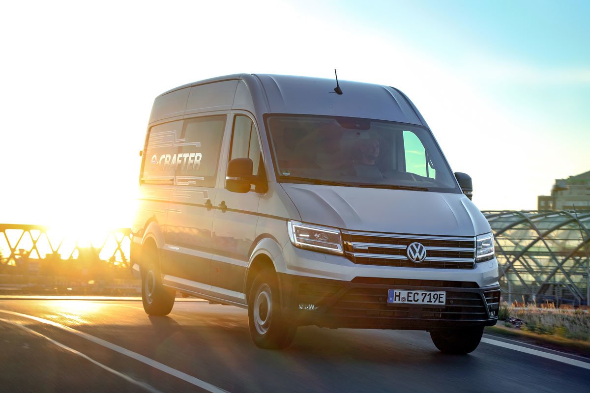 Volkswagen comerciales eléctricos: conoce los e-Caddy ABT, e-Transporter ABT y e-Crafter