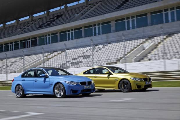 Prueba BMW M3 y BMW M4 en circuito 