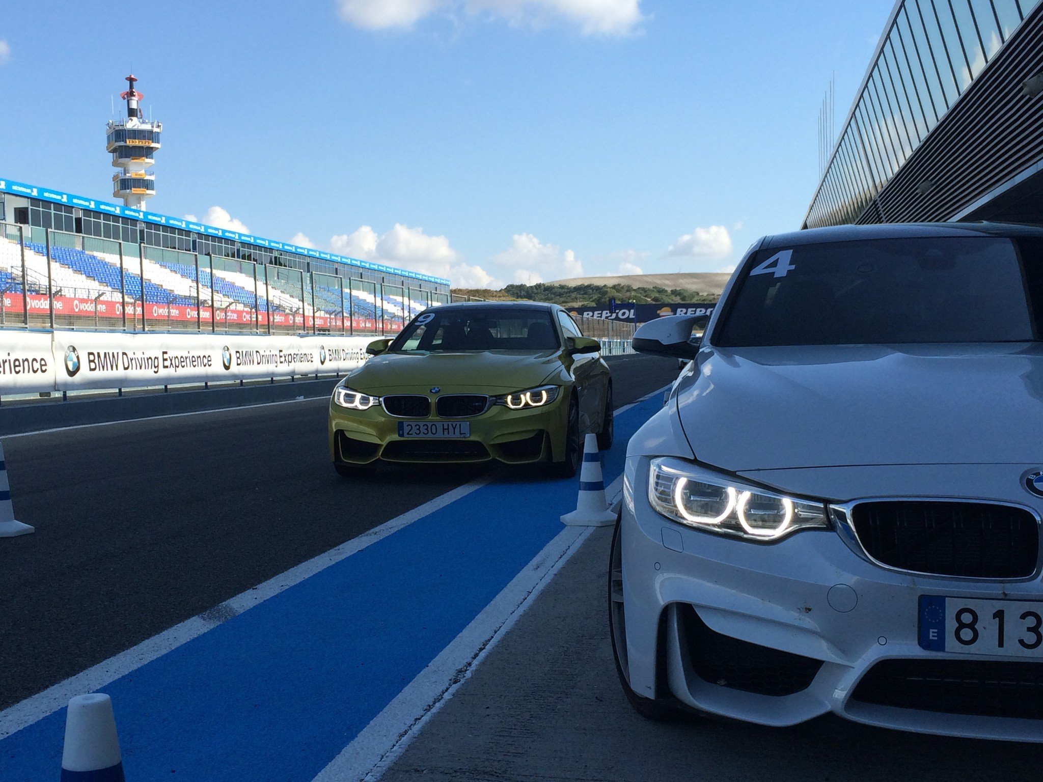 Prueba BMW M3 y BMW M4 en circuito 