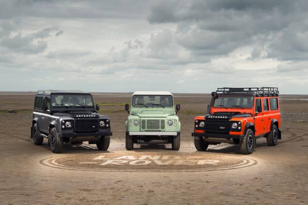 Land Rover lanza tres unidades limitadas del Defender