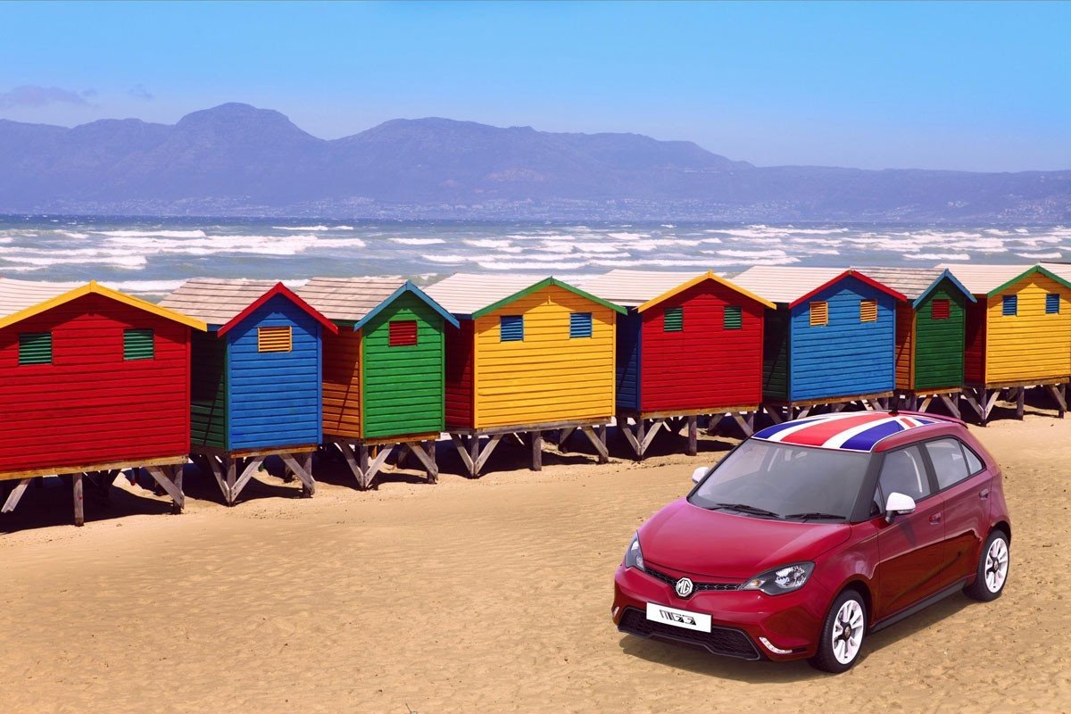 Cuidado coche playa