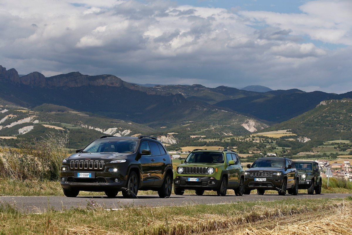 Toma de contacto de la gama 75 Aniversario de Jeep
