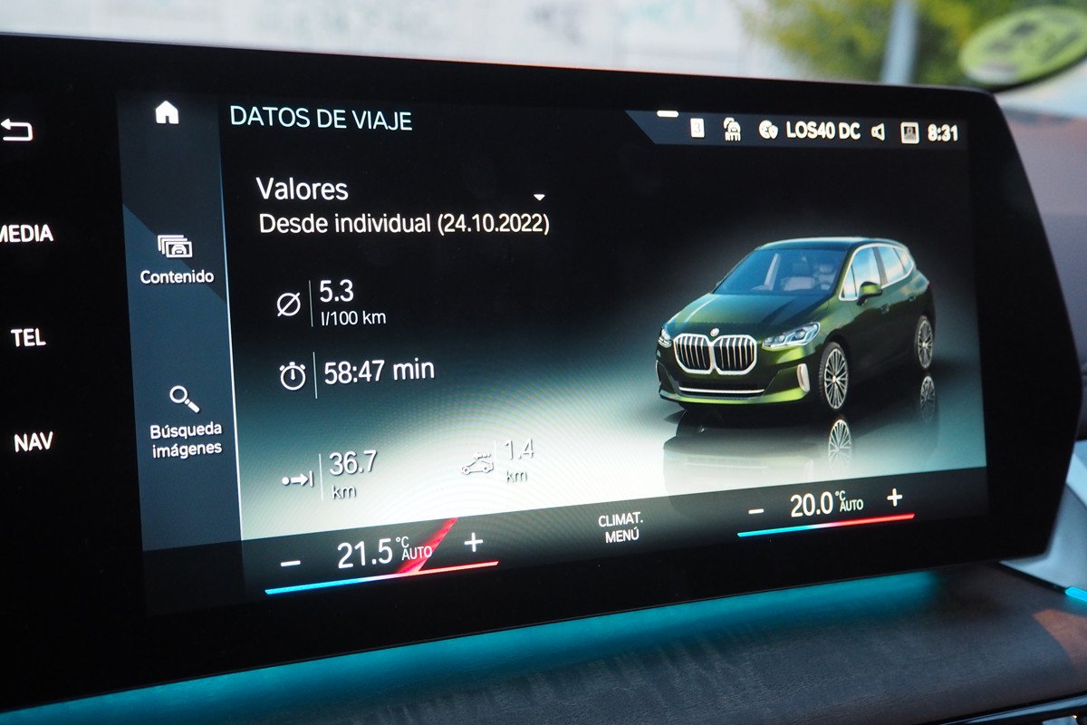 Prueba y opinión del BMW Serie 2 Active Tourer: interior, maletero y precio