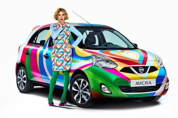 Agatha Ruiz de la Prada pinta un Nissan Micra
