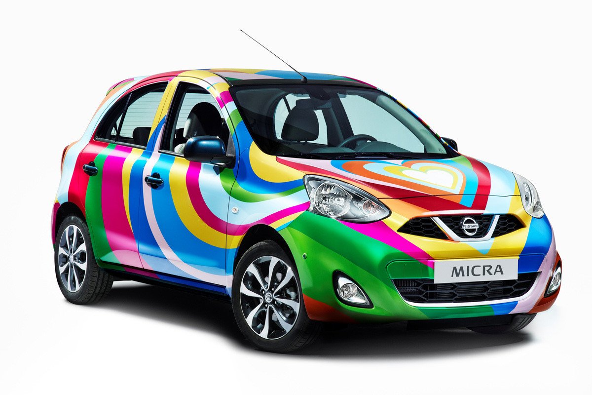Agatha Ruiz de la Prada pinta un Nissan Micra