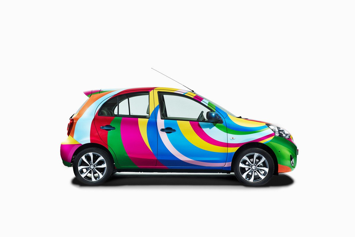 Agatha Ruiz de la Prada pinta un Nissan Micra