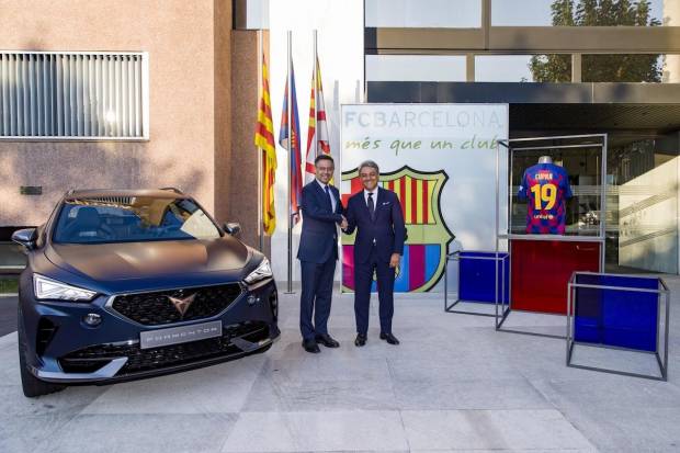 Cupra, nuevo coche oficial del FC Barcelona