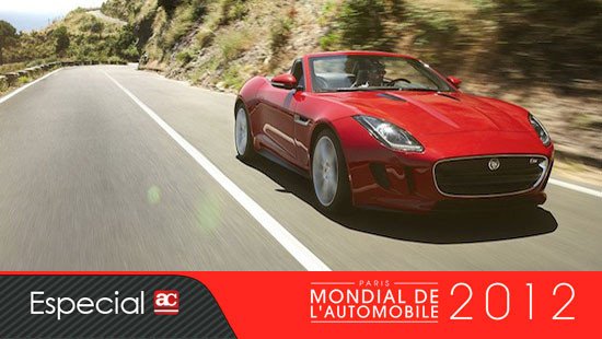 Jaguar F-Type en el Salón de París 2012