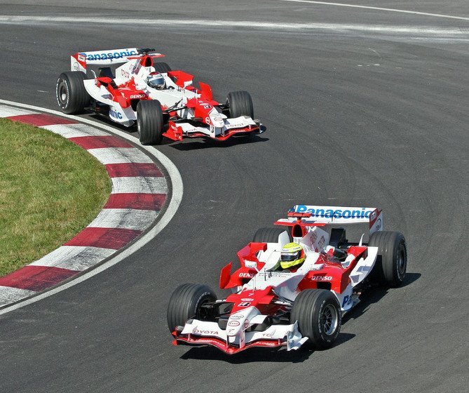 Ralf Schumacher y Jarno Trulli en el año 2006