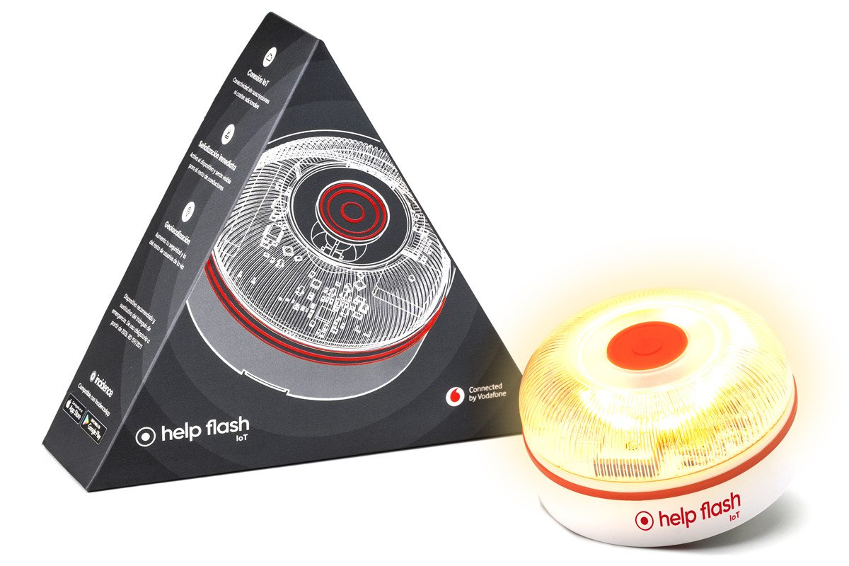 Help Flash IoT: la primera baliza V16 conectada del mercado a la venta en España