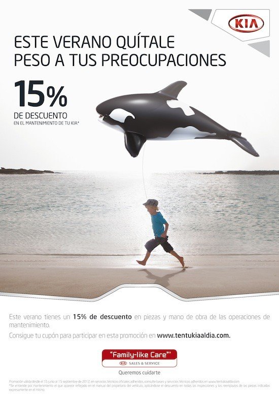 Kia: 15% descuento en la revisión de tu coche en verano