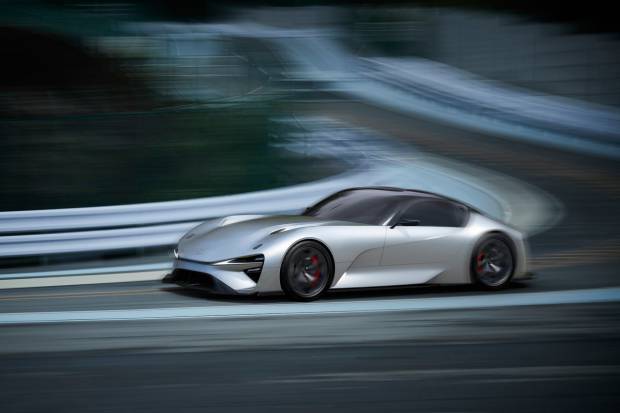 Primeras imágenes del futuro deportivo eléctrico de Lexus