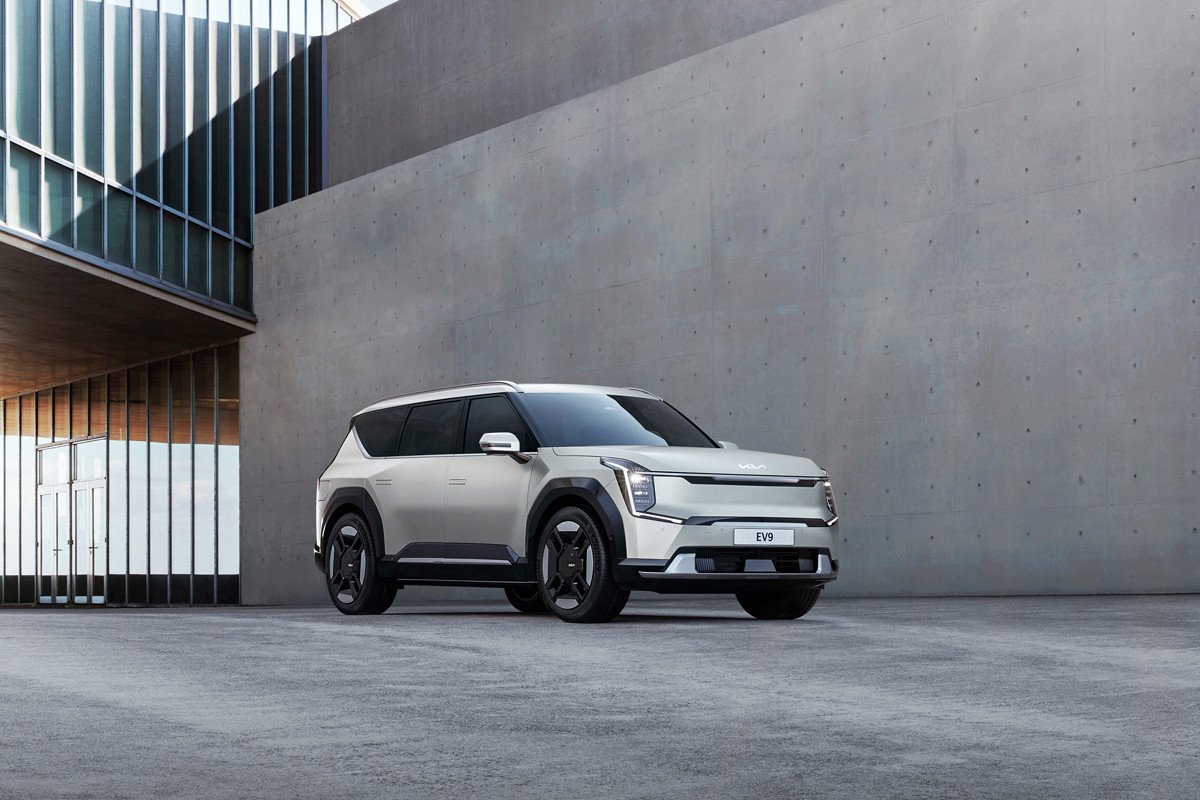 Primeras imágenes del Kia EV9, un SUV eléctrico imponente