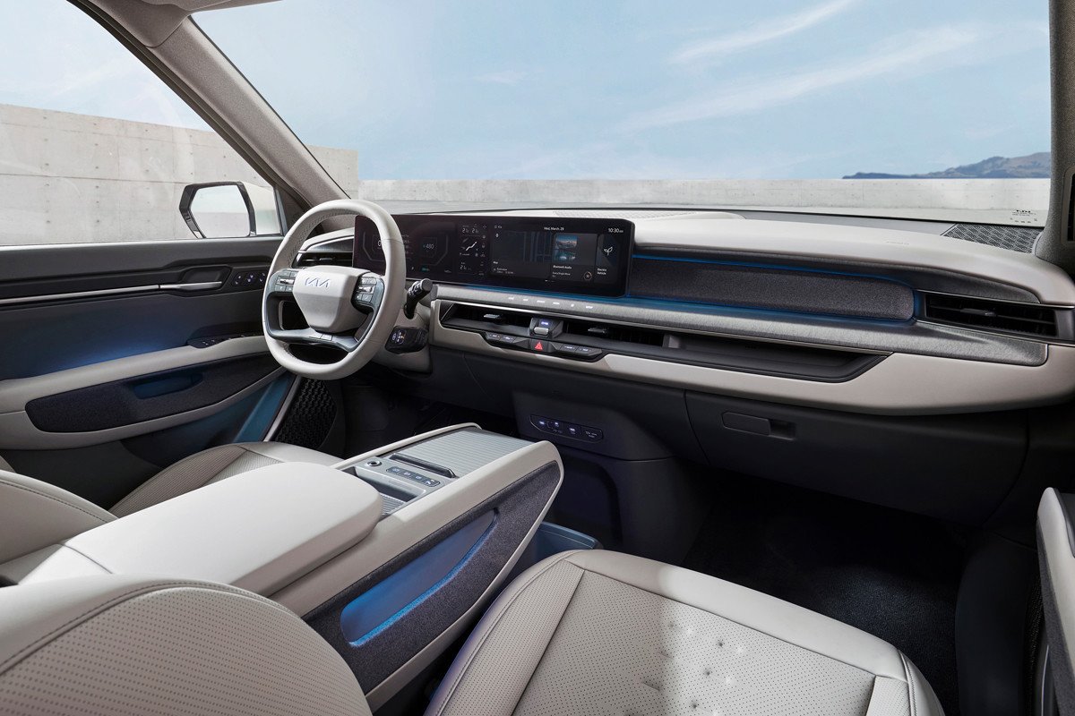 Primeras imágenes del Kia EV9, un SUV eléctrico imponente