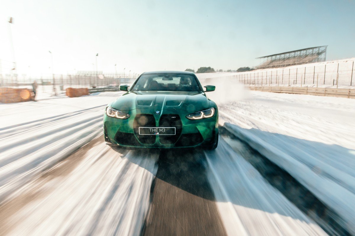 Vídeo: el BMW M3 se divierte con Filomena en el Circuito del Jarama