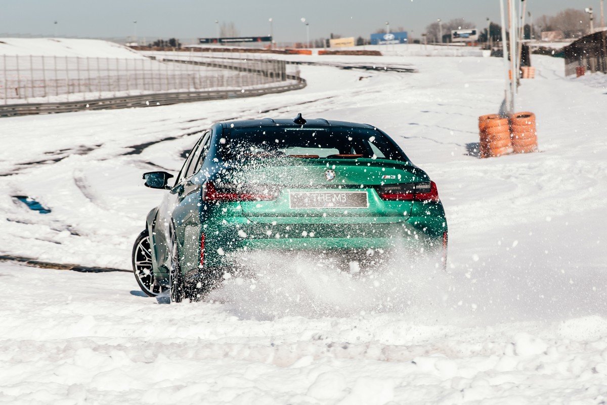 Vídeo: el BMW M3 se divierte con Filomena en el Circuito del Jarama