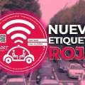 Nueva etiqueta roja de la DGT: todos los coches que deberán llevarla