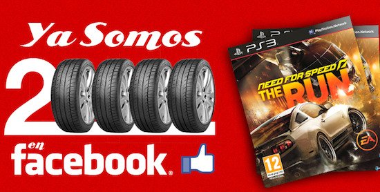 20.000 fans en Facebook, gana un videojuego Need for Speed The Run