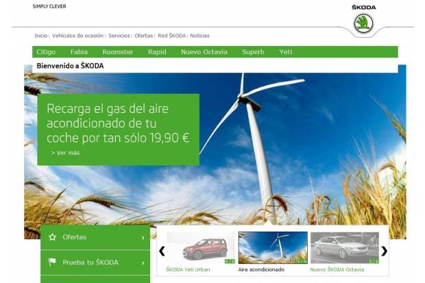 Skoda recarga el aire acondicionado por 19,90€