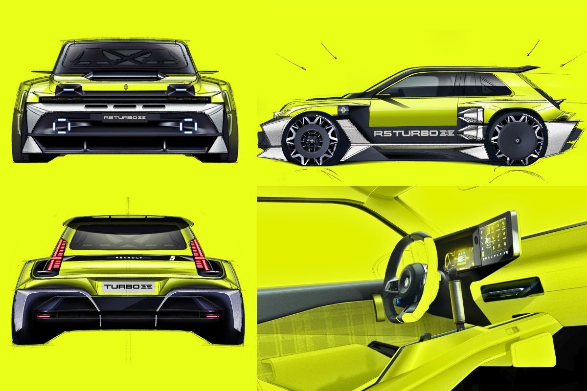 Renault 5 Turbo 3E Sketch