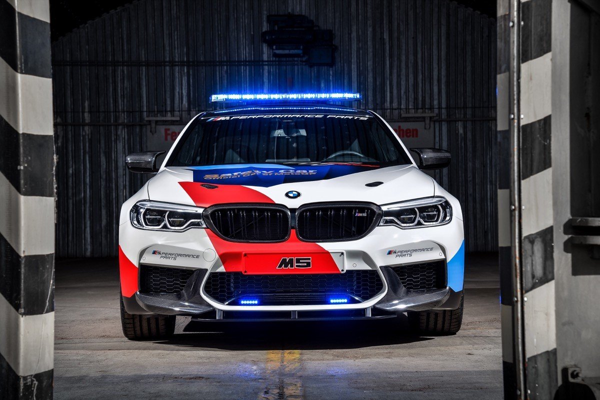 BMW M5 Safety Car: el nuevo M5, coche oficial de MotoGP para 2018