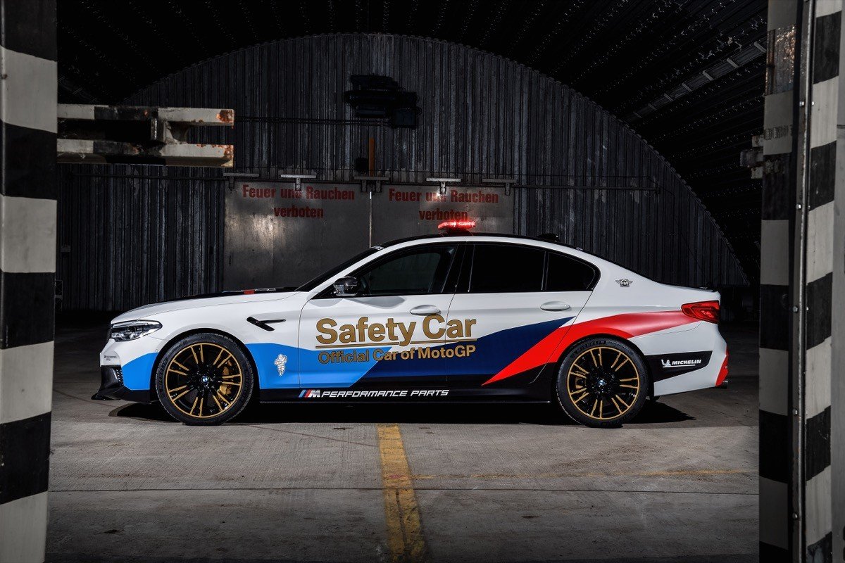 BMW M5 Safety Car: el nuevo M5, coche oficial de MotoGP para 2018